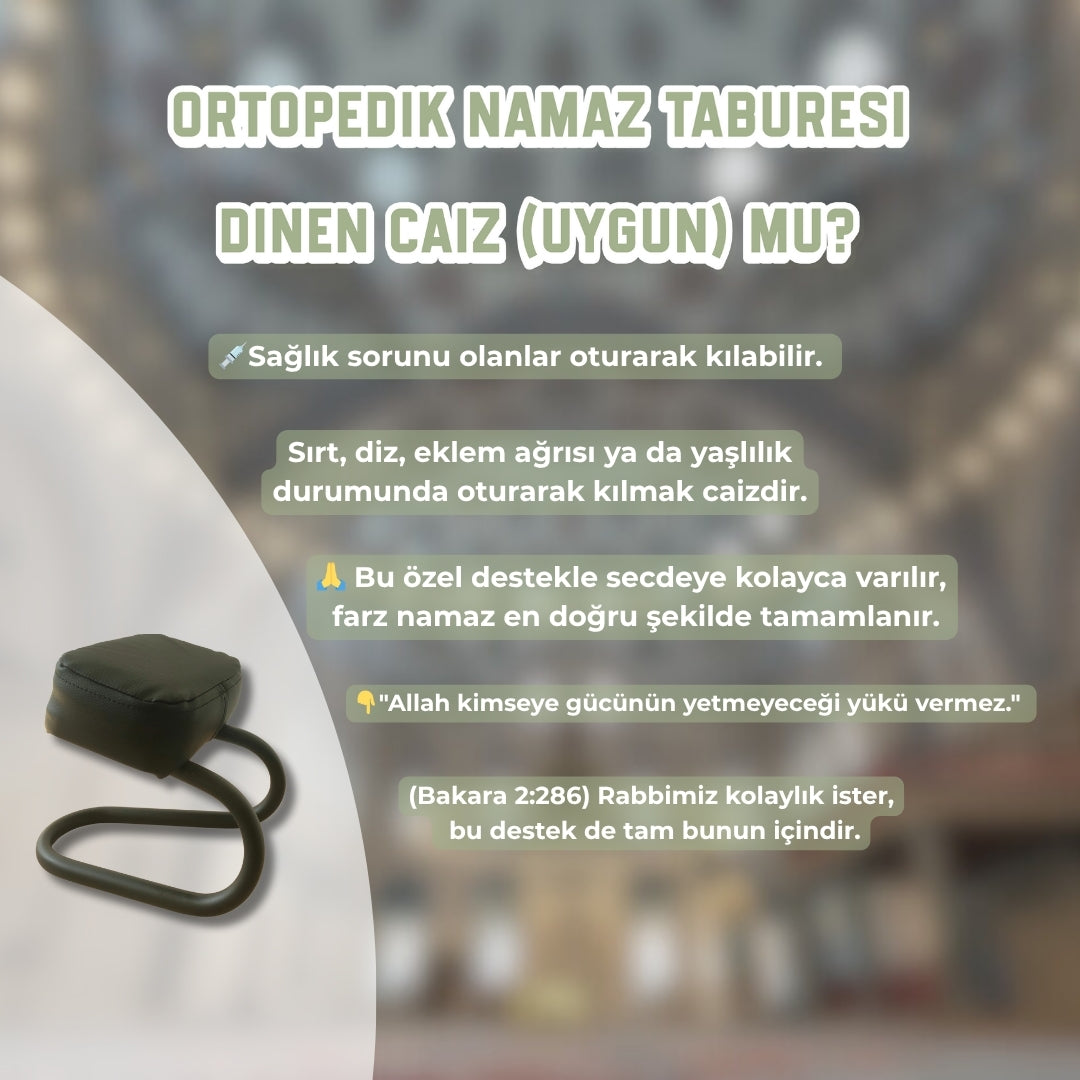 Ortopedik Namaz Taburesi
